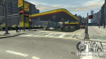 Shell Petrol Station для GTA 4