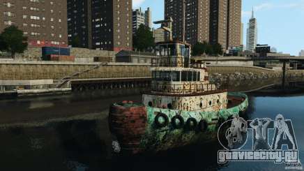 Realistic Rusty Tugboat для GTA 4