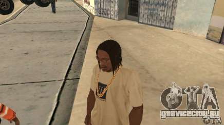 Длинные тёмные волосы для GTA San Andreas
