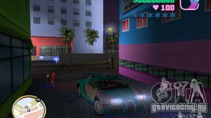 Bugatti Veyron для GTA Vice City