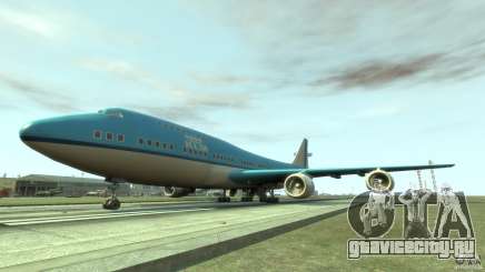 Real KLM Airplane Skin для GTA 4