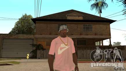 Pink Nike T-Shirt для GTA San Andreas