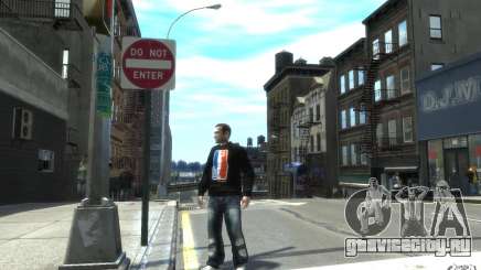Джинсы и футболка для Нико для GTA 4