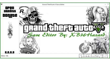 Grand Theft Auto V Save Editor by XB36Hazard для GTA 5