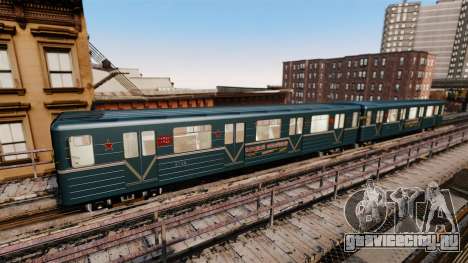 Головной вагон метрополитена модели 81-717 для GTA 4