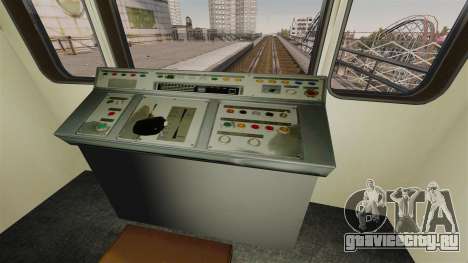 Головной вагон метрополитена модели 81-717 для GTA 4