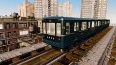 Головной вагон метрополитена модели 81-717 для GTA 4