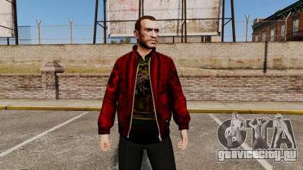 Красная кожаная куртка для GTA 4