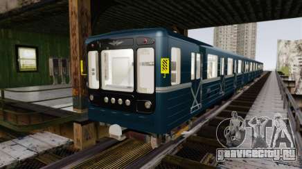 Головной вагон метрополитена модели 81-717 для GTA 4