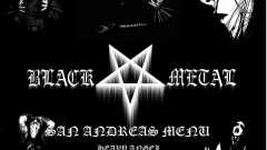 Black Metal Menu (полноэкранный) для GTA San Andreas