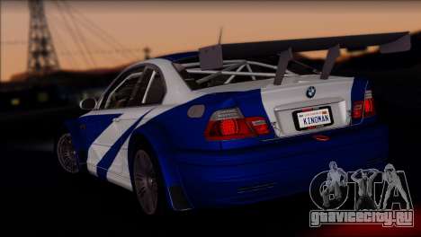 BMW M3 E46 GTR для GTA San Andreas
