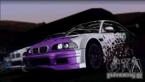 BMW M3 E46 GTR для GTA San Andreas