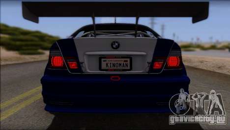 BMW M3 E46 GTR для GTA San Andreas