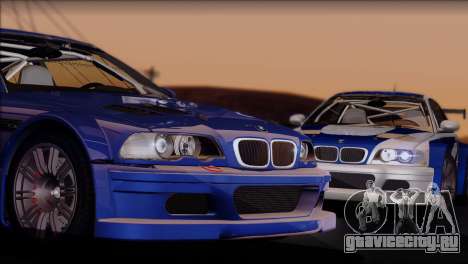 BMW M3 E46 GTR для GTA San Andreas