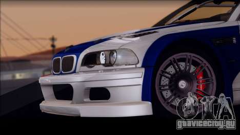 BMW M3 E46 GTR для GTA San Andreas