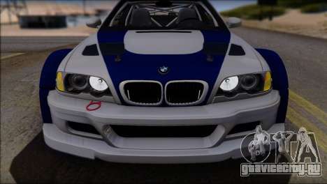 BMW M3 E46 GTR для GTA San Andreas