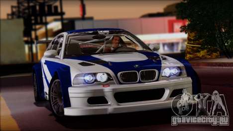 BMW M3 E46 GTR для GTA San Andreas