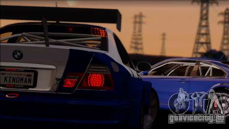 BMW M3 E46 GTR для GTA San Andreas