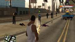 C-HUD Ghetto Live для GTA San Andreas