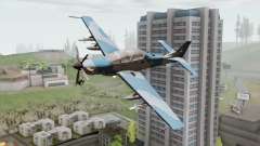 Embraer A-29B Super Tucano Navy Blue для GTA San Andreas