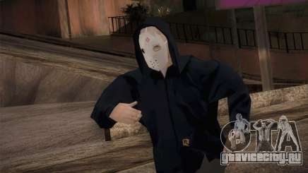 Наёмник мафии в капюшоне и в маске для GTA San Andreas