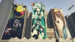Downtown Anime Mod 1.3 для GTA 5