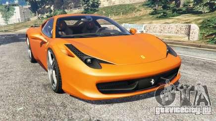 Ferrari 458 Italia 2009 для GTA 5