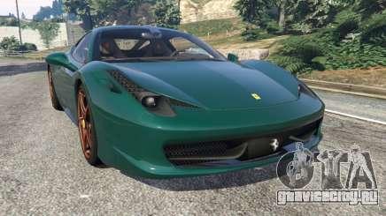 Ferrari 458 Italia 2009 v1.5 для GTA 5