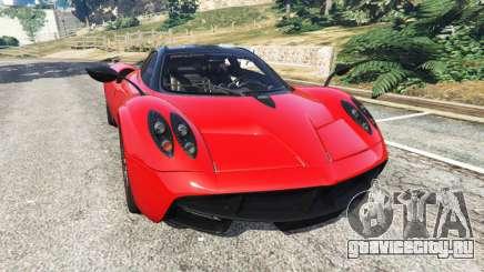 Pagani Huayra 2013 v1.1 [black and red rims] для GTA 5