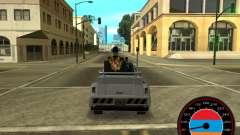 Спидометр в стиле Армянского флага V 2.0 для GTA San Andreas