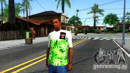 Design Weedleaves T-Shirt для GTA San Andreas