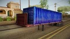 Blue Trailer Container HD для GTA San Andreas