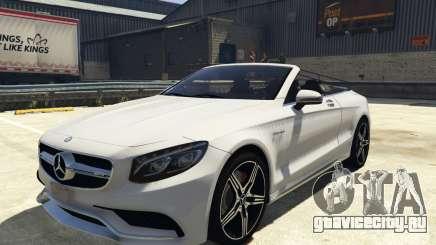 Mercedes-Benz S63 AMG Cabriolet для GTA 5