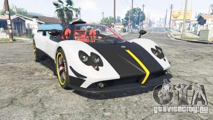 Pagani Zonda Cinque roadster 2009 [replace] для GTA 5