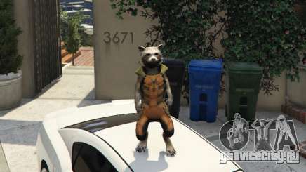 Rocket Raccoon from Guardians of the Galaxy для GTA 5