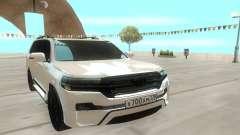 Toyota Land Cruiser 200 White для GTA San Andreas
