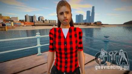 Wfyclot в симпатичной одежде для GTA San Andreas