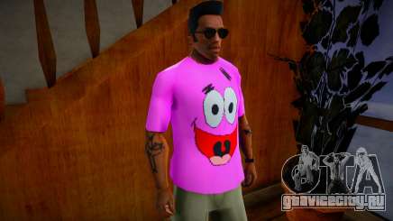 Patrick Star Face T-shirt для GTA San Andreas