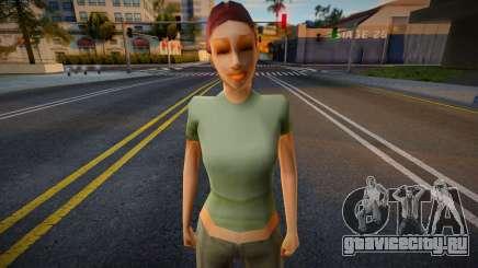 CJ Girlfriends Barefeet - gungrl3 для GTA San Andreas