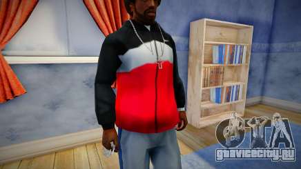 Nike Air Jacket White Red для GTA San Andreas