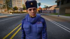 Сотрудник ДПС в зимней форме v2 для GTA San Andreas