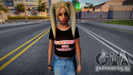 Симпатичная девушка v2 для GTA San Andreas