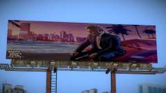 VC Billboard Tributo Ray Liotta для GTA Vice City