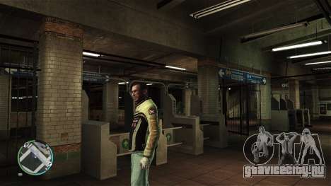 Retro Racing Jacket for Niko для GTA 4