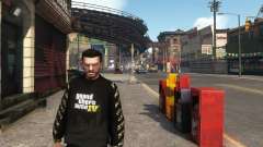 GTA IV Sweater and Hairstyle для GTA 4