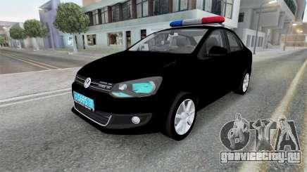 Volkswagen Polo Sedan Police (Typ 6R) 2011 для GTA San Andreas