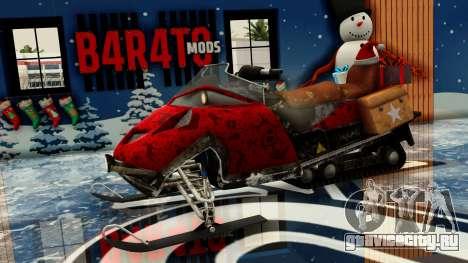 MOTO DE NEVE PARA NATAL для GTA San Andreas