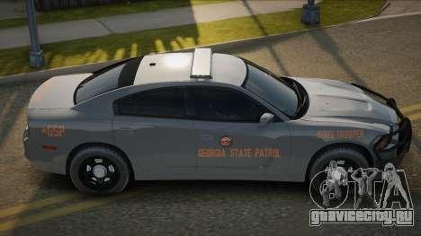 Georgia State Patrol 2012 Dodge Charger для GTA San Andreas