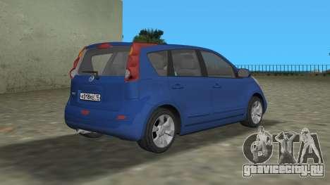 Nissan Note (2009) для GTA Vice City