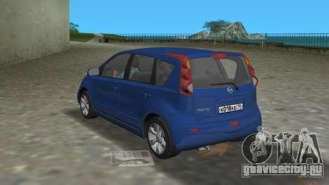 Nissan Note (2009) для GTA Vice City